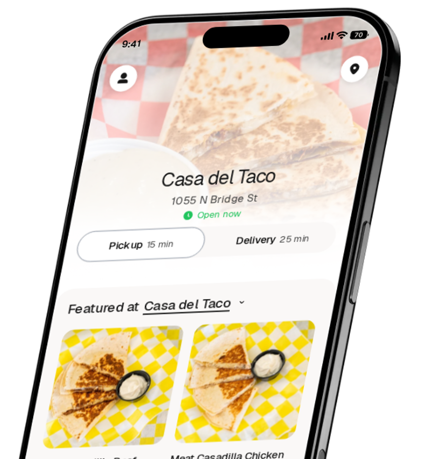 Casa del Taco app preview
